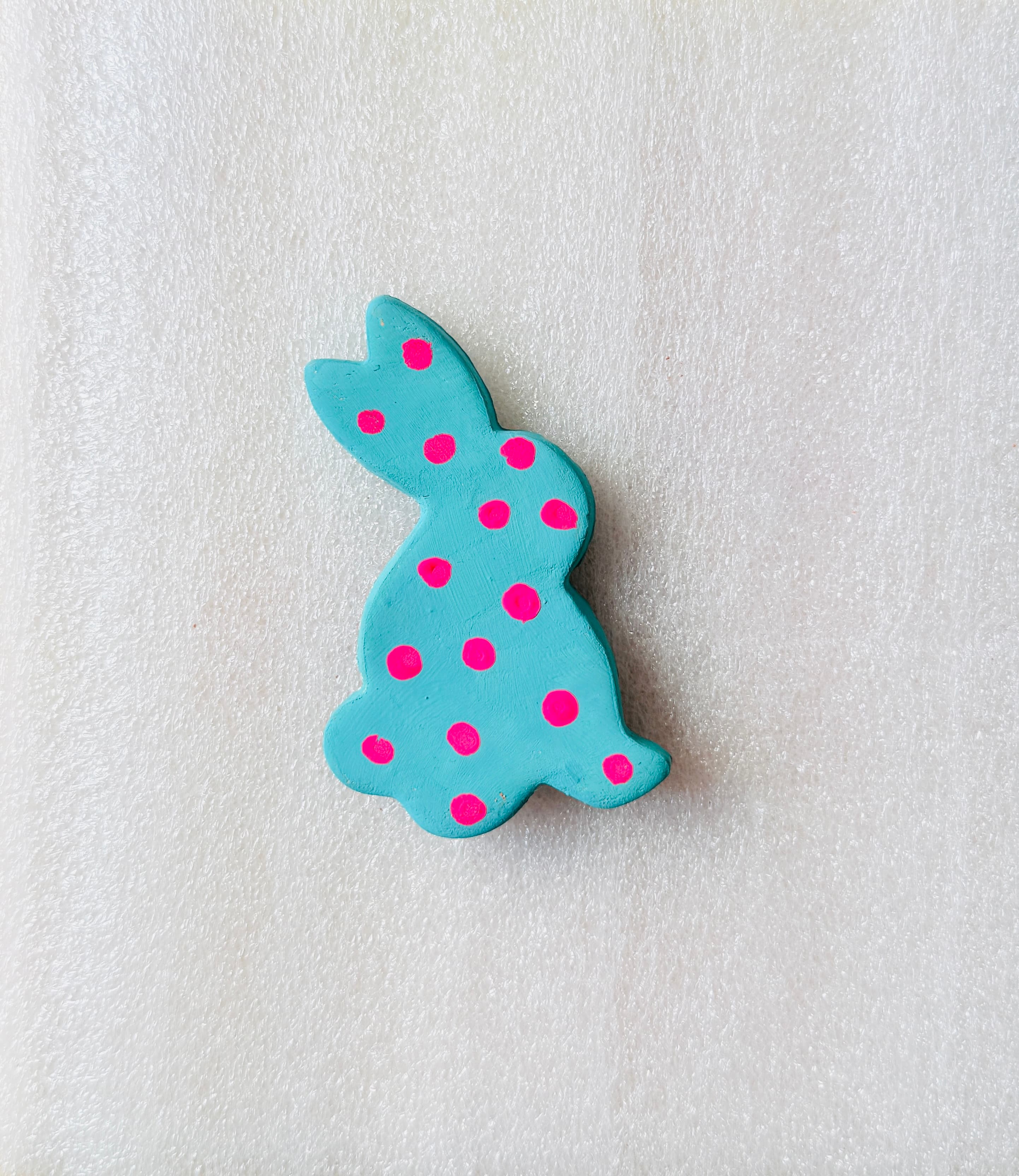 Easter Bunny Magnet in Blue