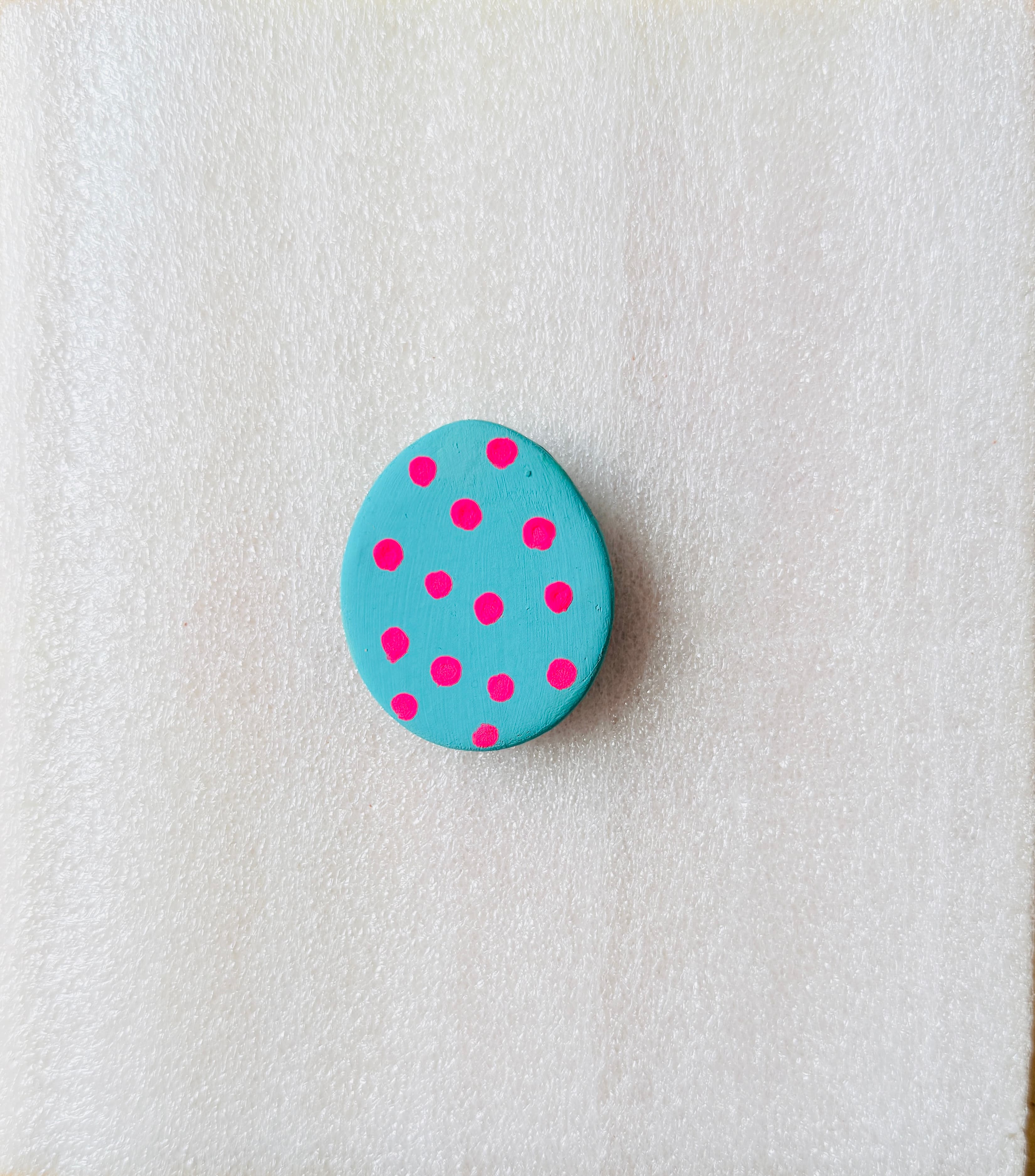 Easter Egg Magnet in Blue